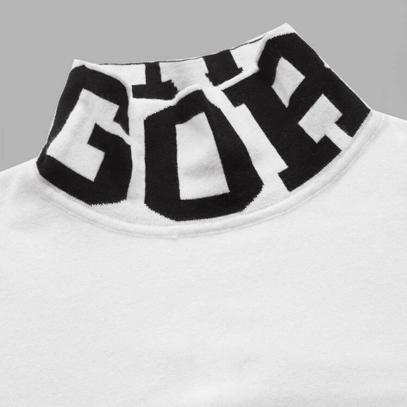 Men letter High Neck Sweater - Picture 3 of 3